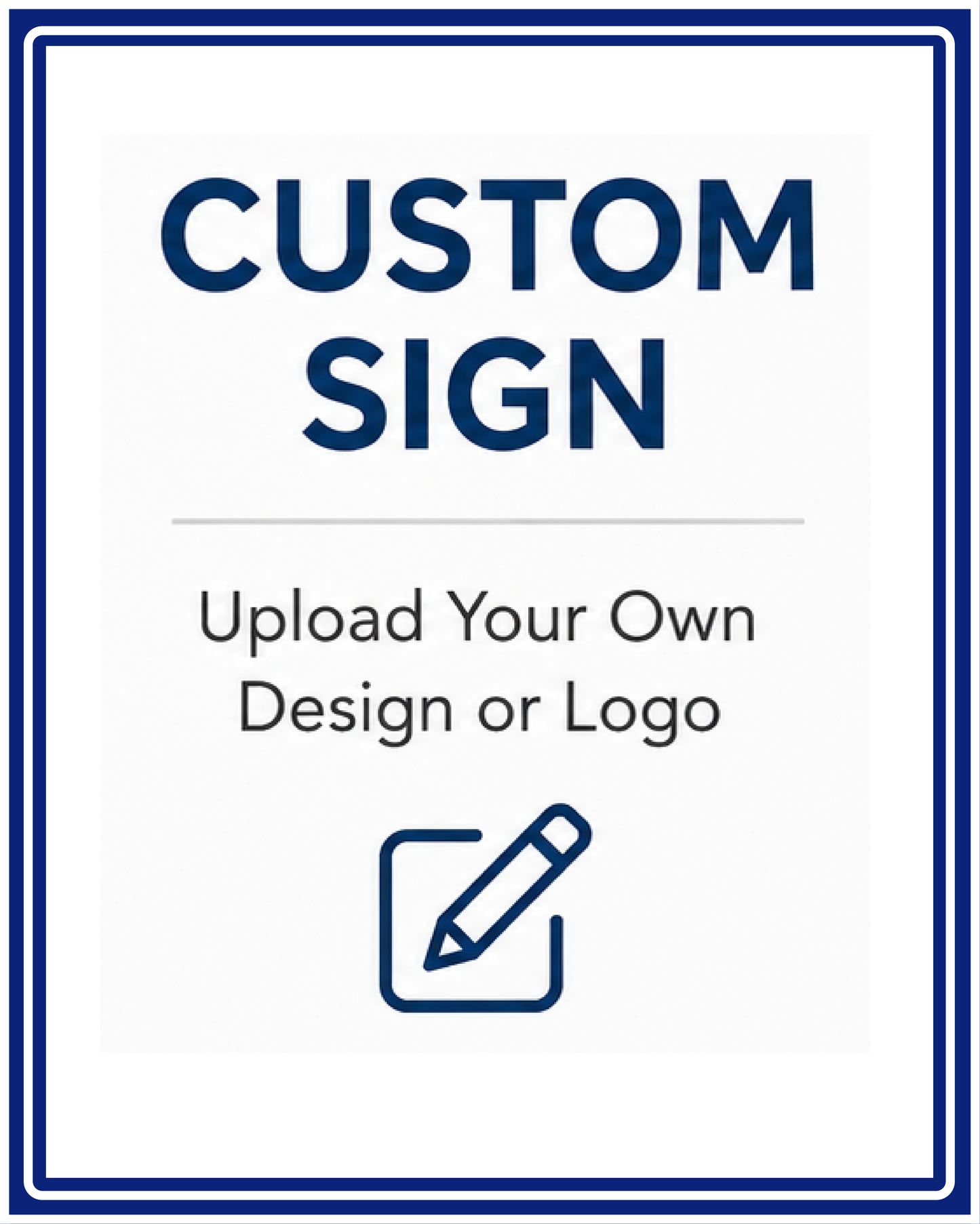 Premium Double-Sided PVC Yard Sign with Stand | 24×30"