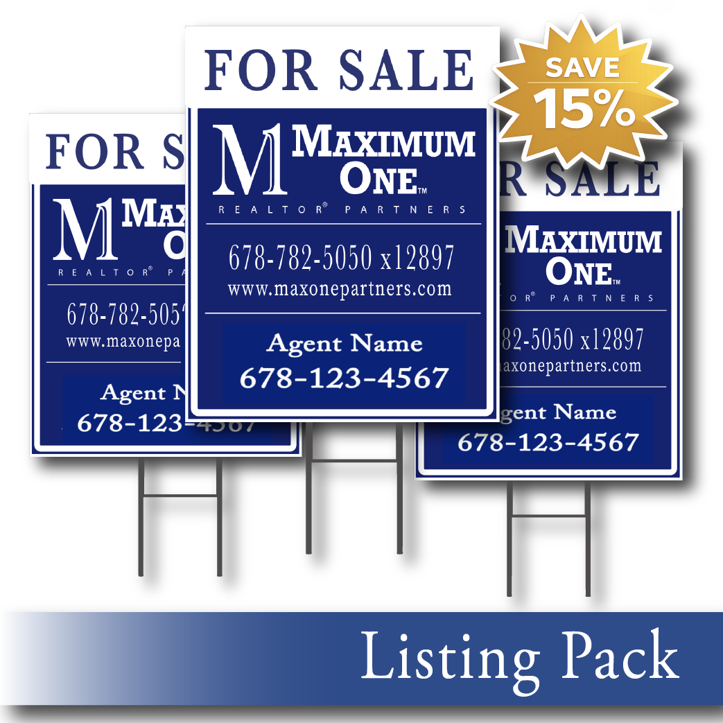 Premium Double-Sided PVC Yard Sign with Stand | 24×30"