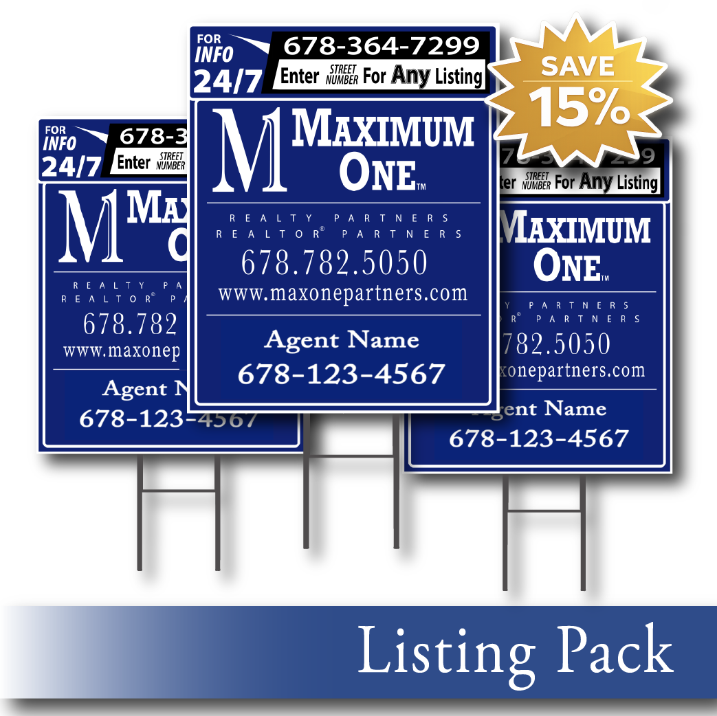 Premium Double-Sided PVC Yard Sign with Stand | 24×30"