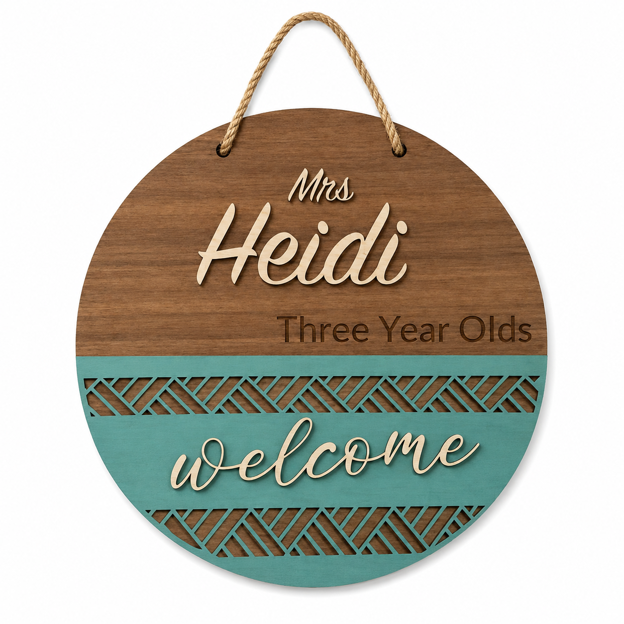 Custom Welcome Teacher Sign